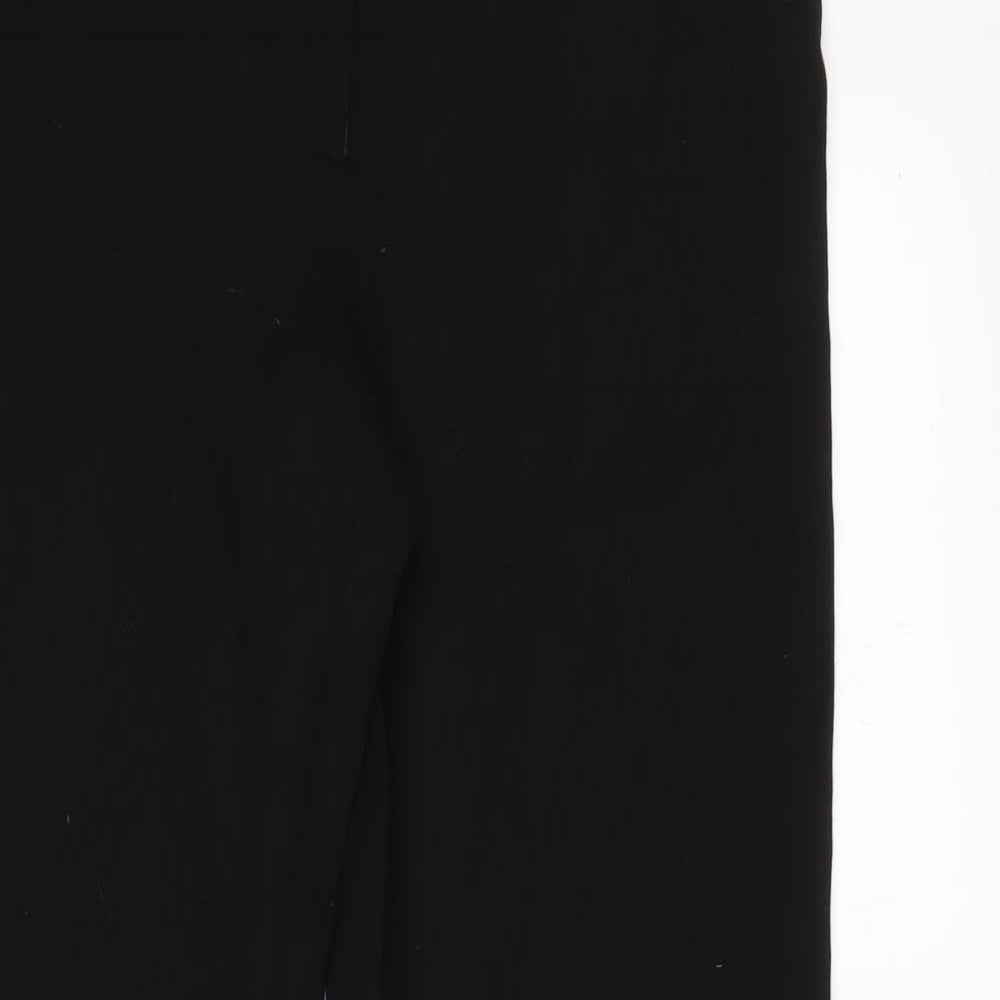 NEXT Womens Black  Polyester Trousers  Size 12 L32 in Regular