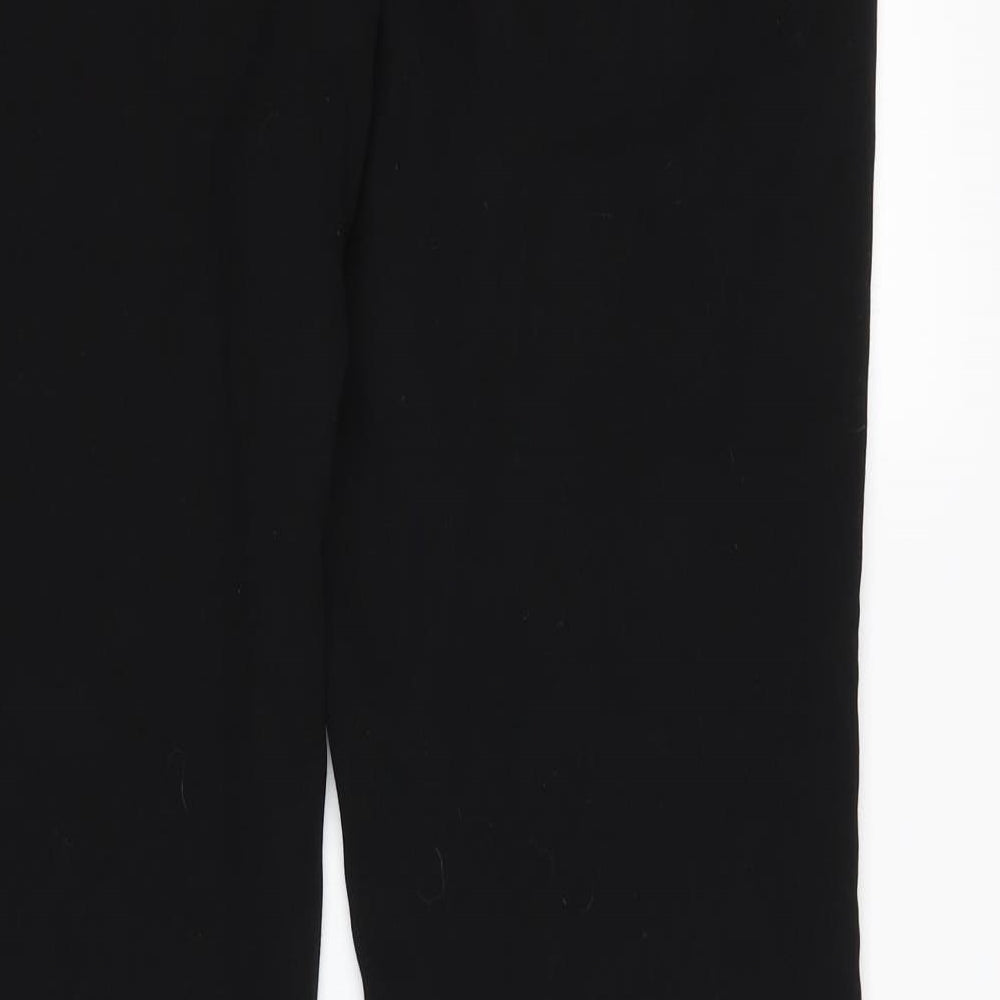 NEXT Womens Black  Polyester Trousers  Size 12 L32 in Regular