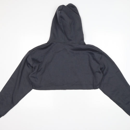 Pursue Fitness Womens Grey  Polyester Pullover Hoodie Size XS   - Cropped