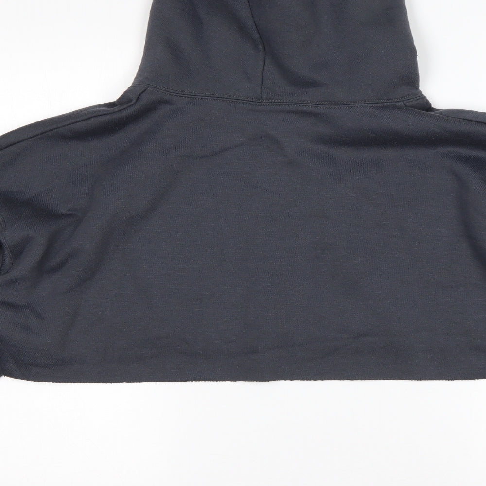 Pursue Fitness Womens Grey  Polyester Pullover Hoodie Size XS   - Cropped