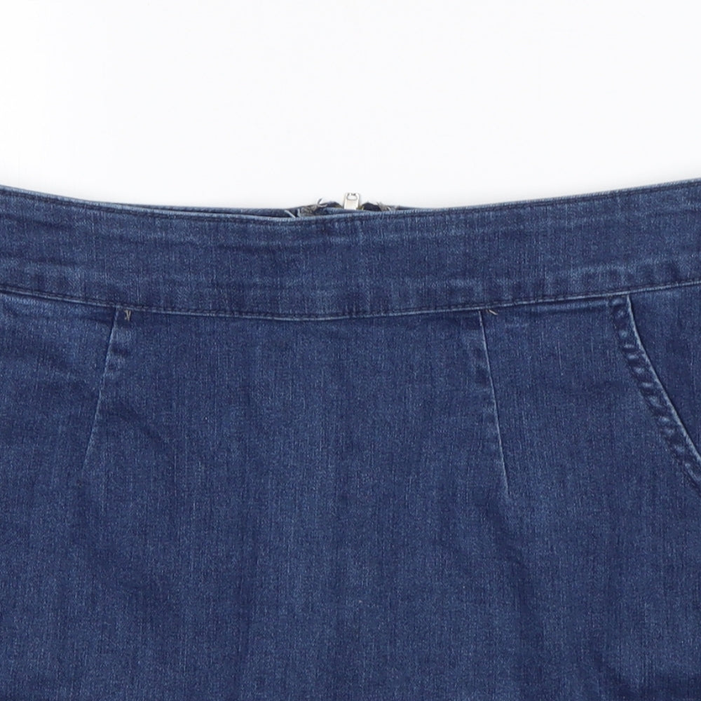 Primark Womens Blue   Mini Skirt Size 10