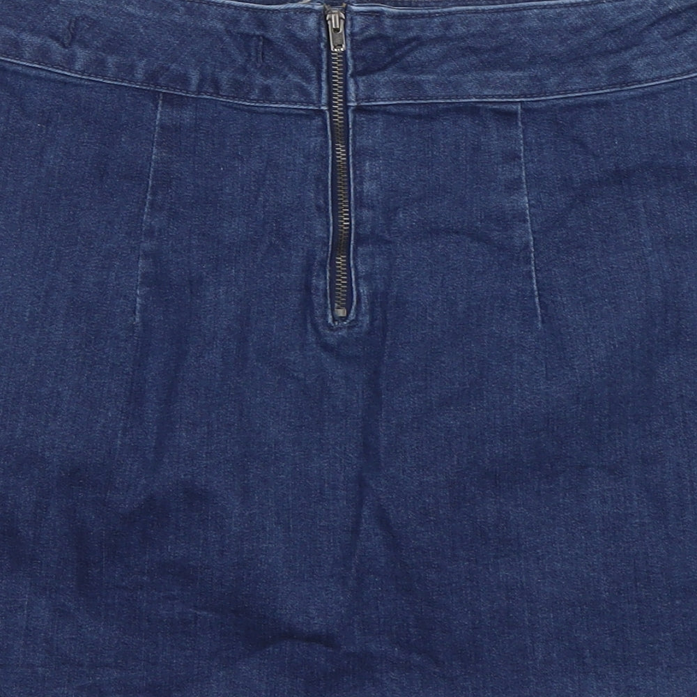 Primark Womens Blue   Mini Skirt Size 10