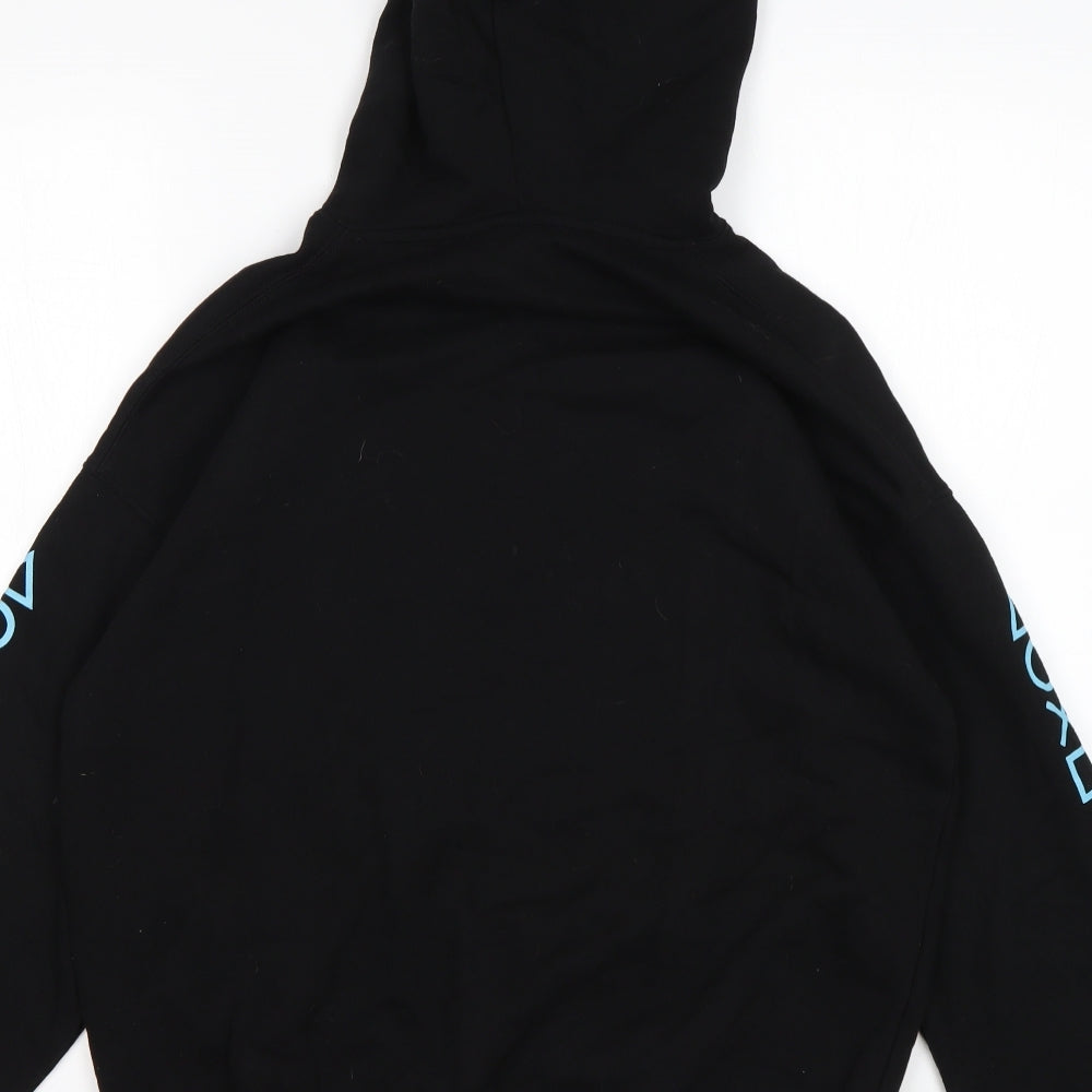 H&M Boys Black  Cotton Pullover Hoodie Size 13-14 Years   - PLAYSTATION
