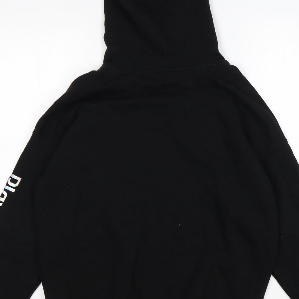 H&M Boys Black  Cotton Pullover Hoodie Size 13-14 Years   - PLAYSTATION