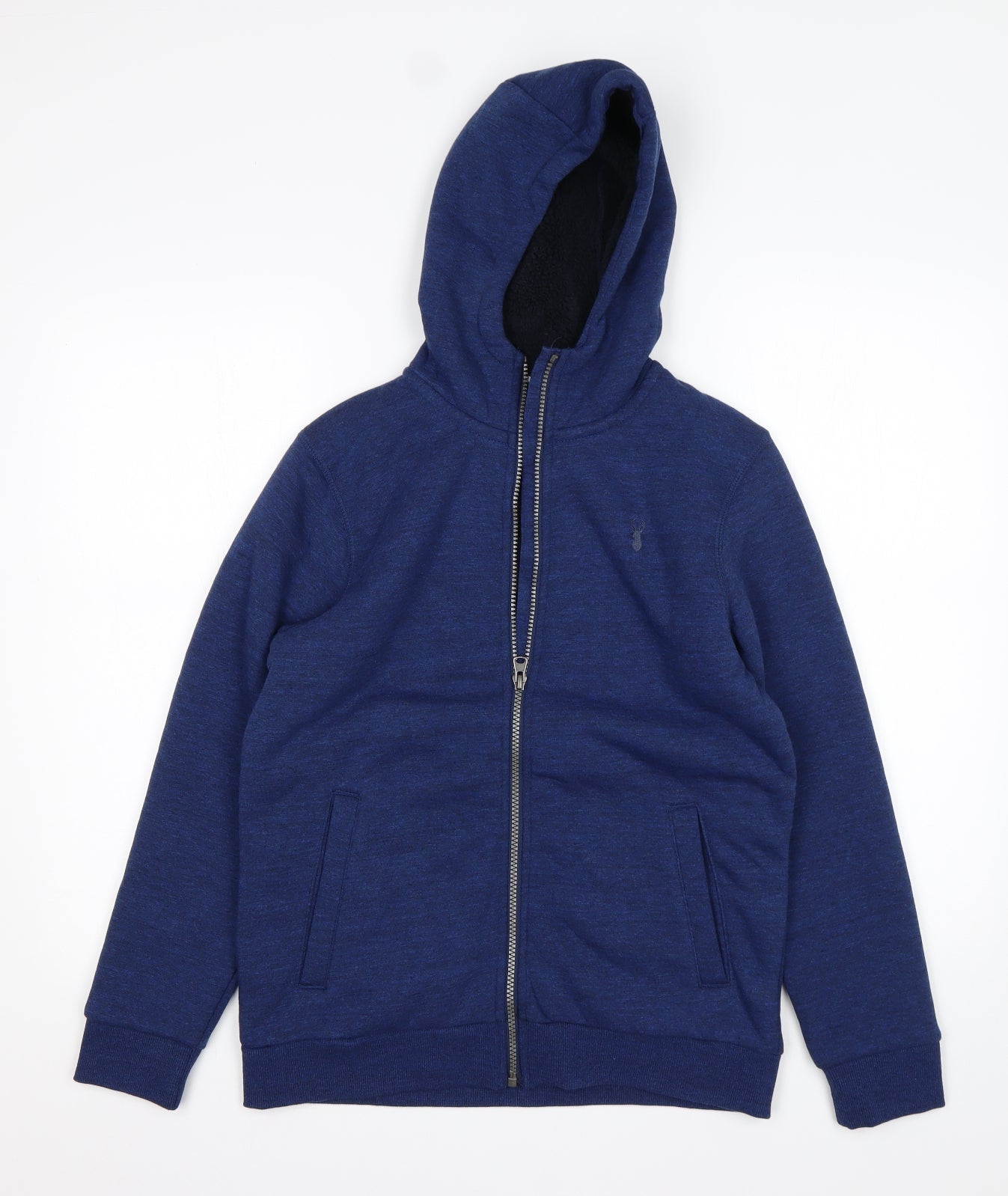 NEXT Womens Blue  Polyester Full Zip Hoodie Size 12