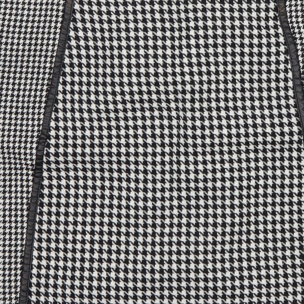 Wallis Womens Multicoloured Houndstooth Acrylic Mini Skirt Size 16
