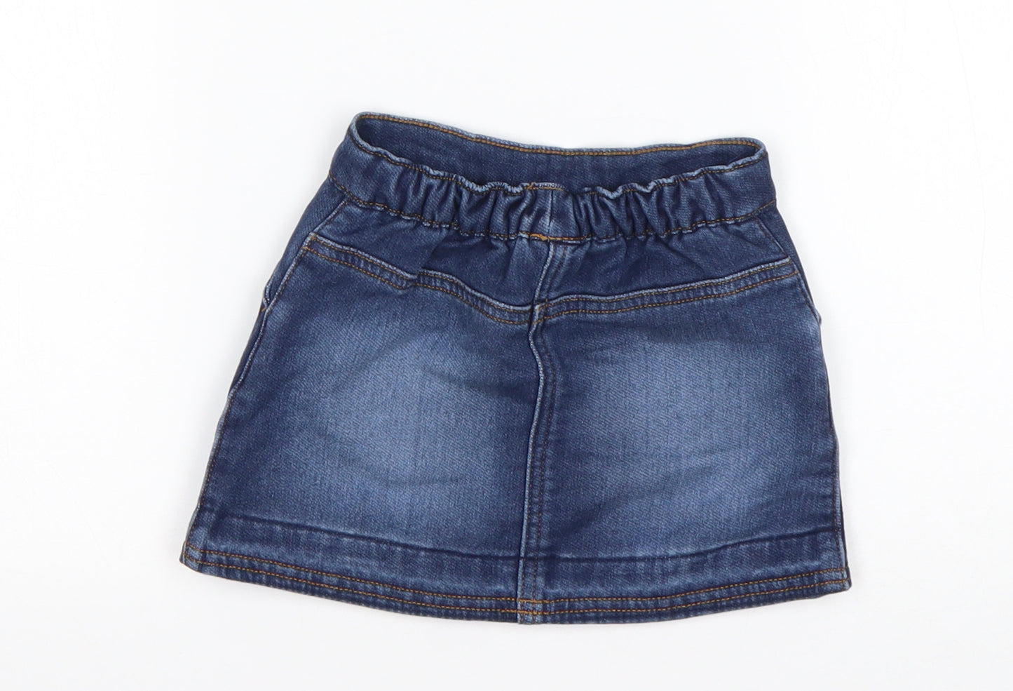 NEXT Girls Blue  Cotton A-Line Skirt Size 12-18 Months