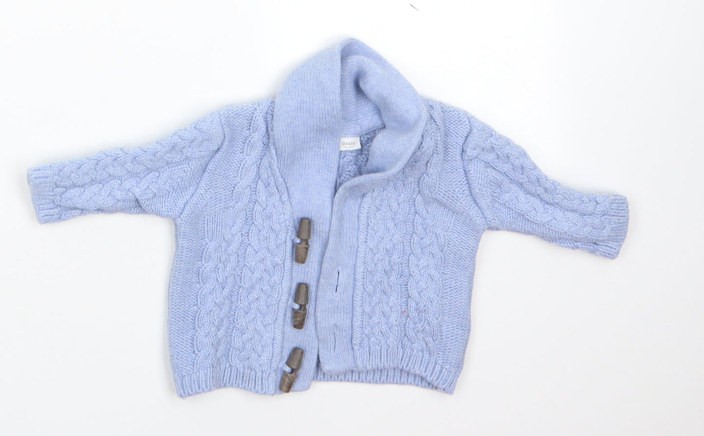 NEXT Baby Blue  Cotton Cardigan Jumper Size 0-3 Months