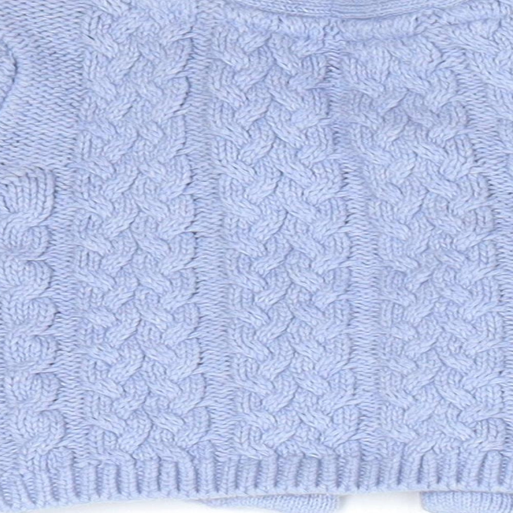 NEXT Baby Blue  Cotton Cardigan Jumper Size 0-3 Months