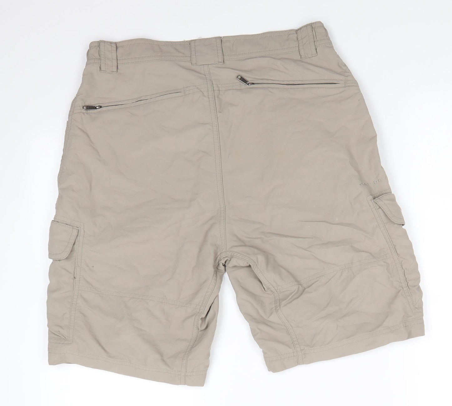Columbia Mens Beige  Nylon Cargo Shorts Size S  Regular