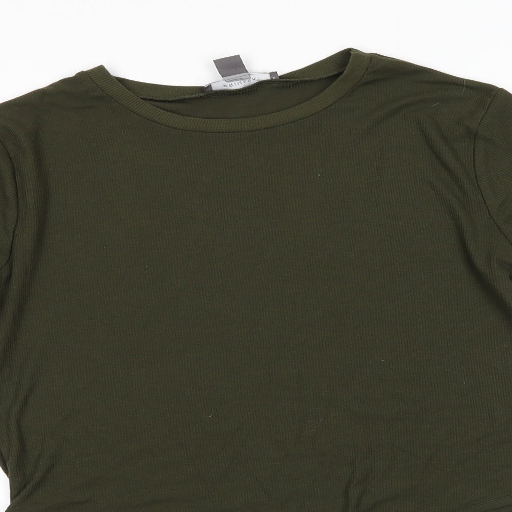 Primark Womens Green  Polyester Bodysuit One-Piece Size L