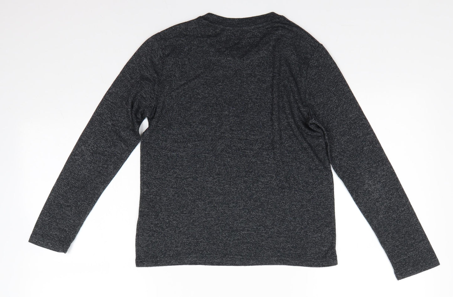 Abercrombie & Fitch Boys Grey  Viscose Basic Casual Size 9-10 Years Round Neck