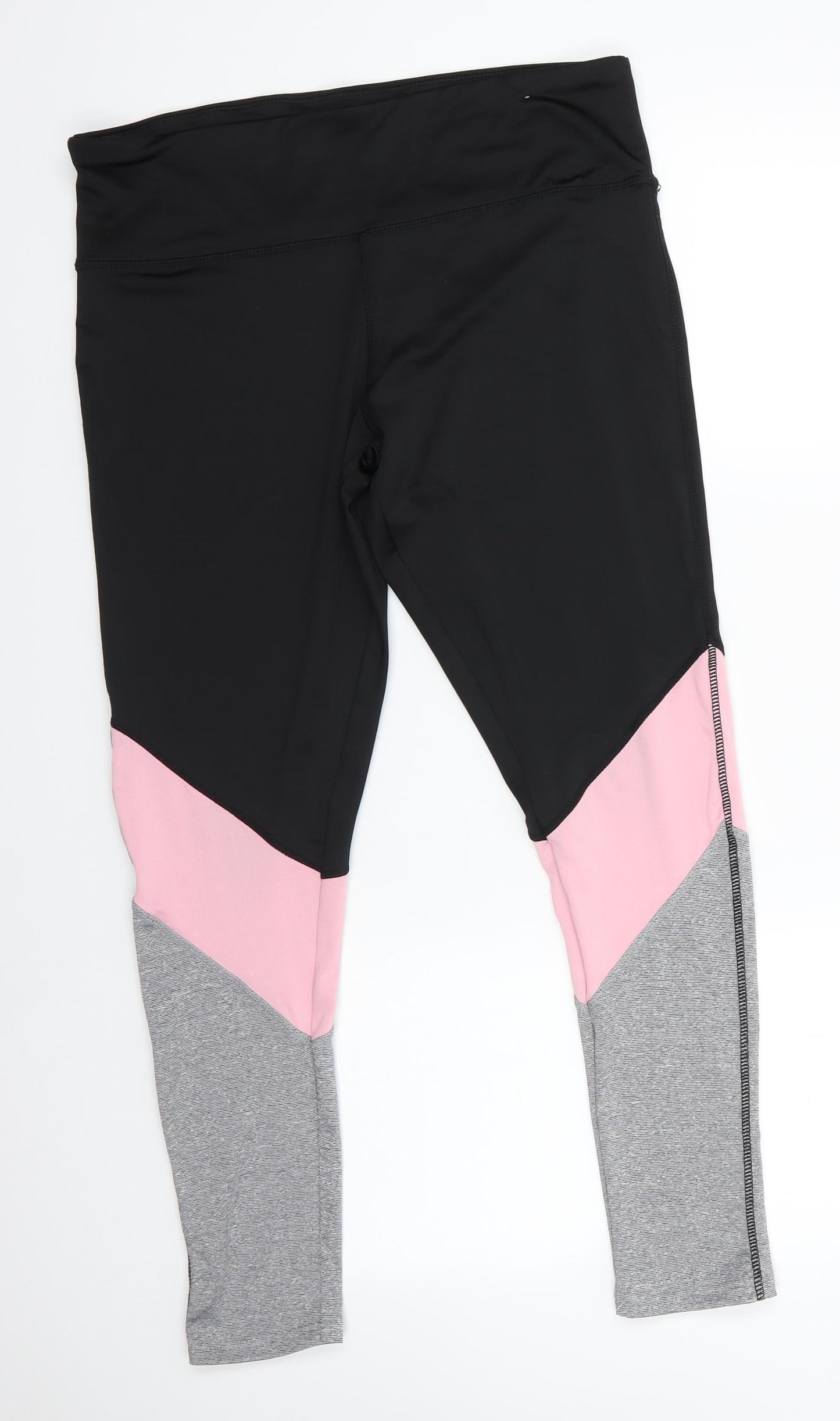 Primark Womens Multicoloured  Polyester Jogger Leggings Size 12 L27 in Regular