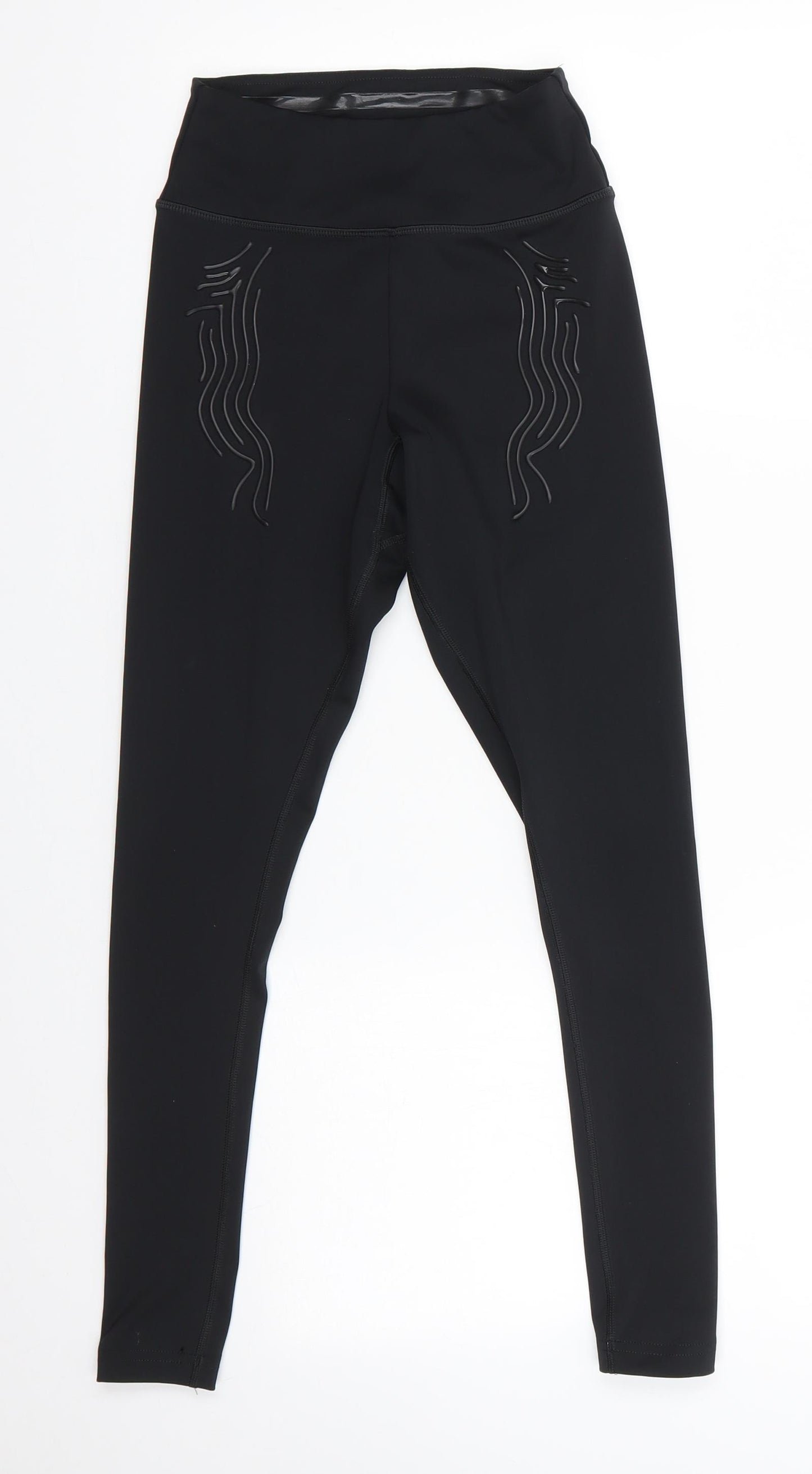 Gymshark Womens Black  Polyester Jogger Leggings Size XS L24 in Regular