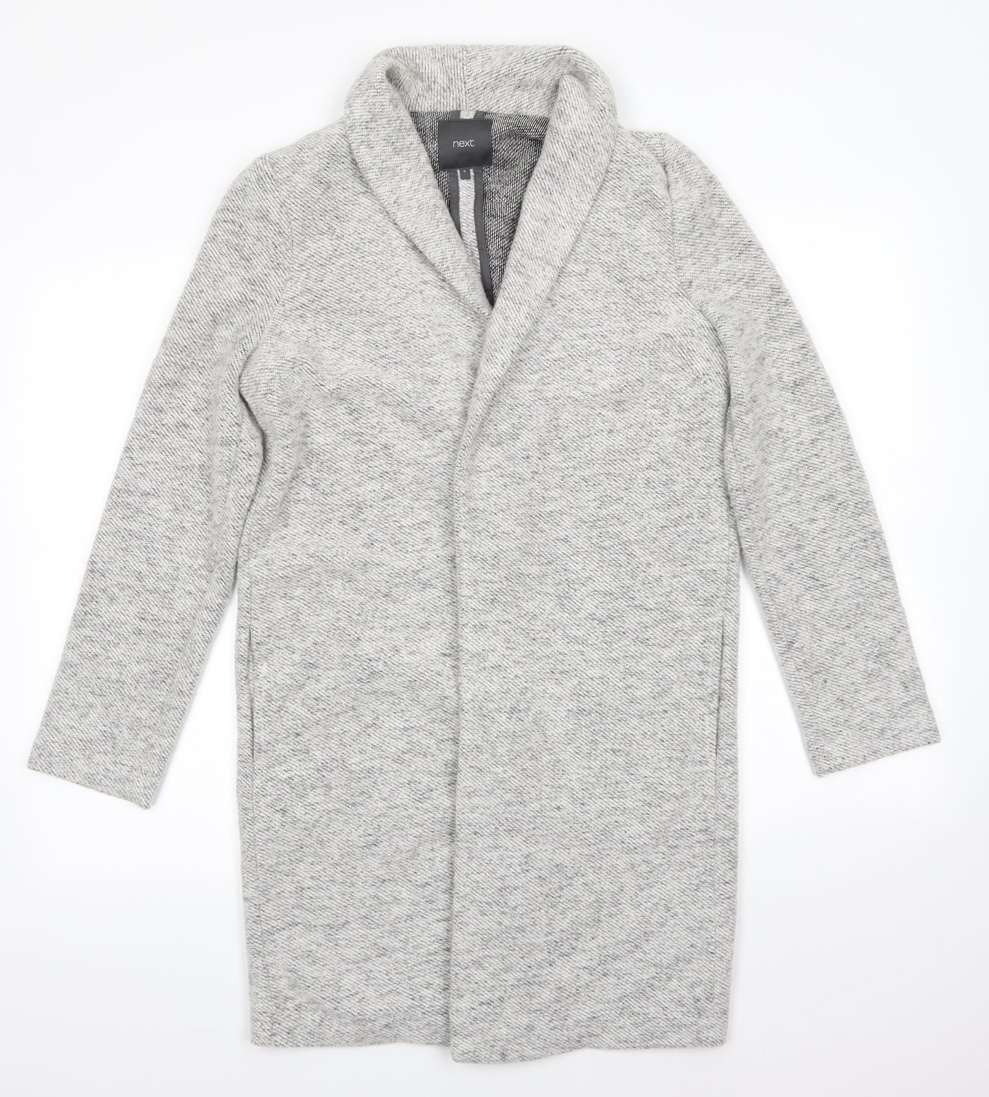NEXT Womens Grey   Jacket Coatigan Size 6