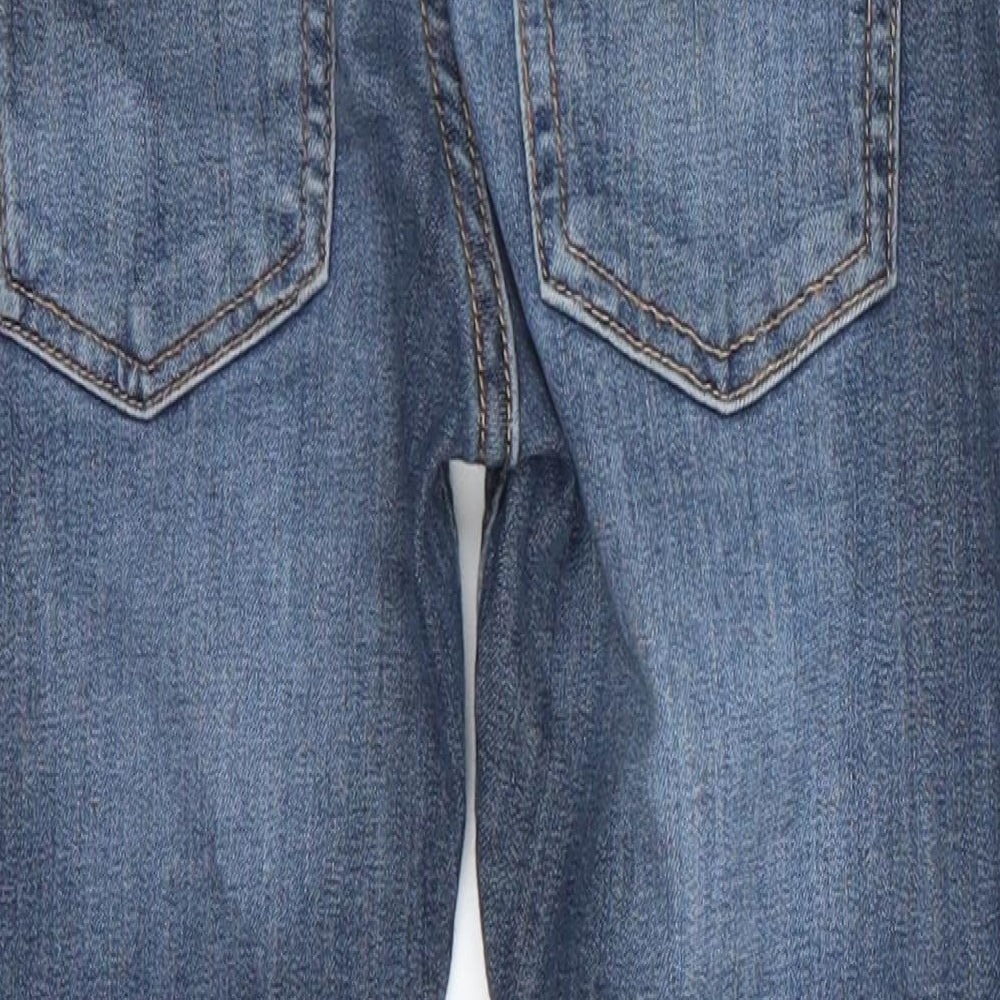 H&M Boys Blue  Cotton Straight Jeans Size 6 Years  Slim
