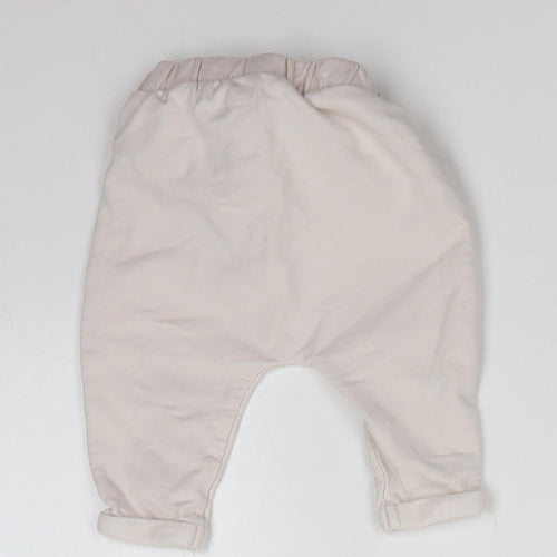TU Baby Grey  100% Cotton Jogger Trousers Size 0-3 Months
