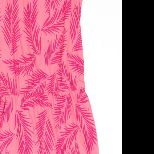 Gap Girls Pink  Cotton A-Line  Size M  Round Neck