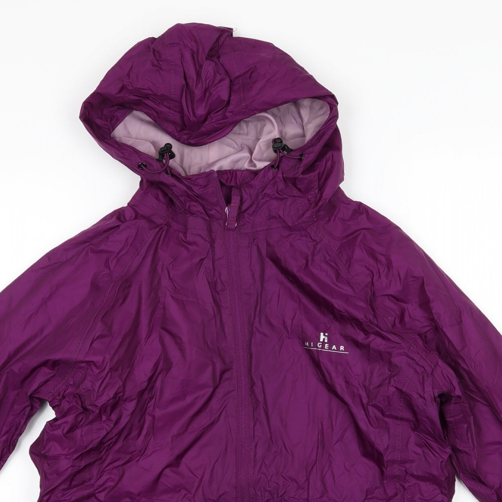 Hi Gear Womens Purple   Rain Coat Coat Size 10