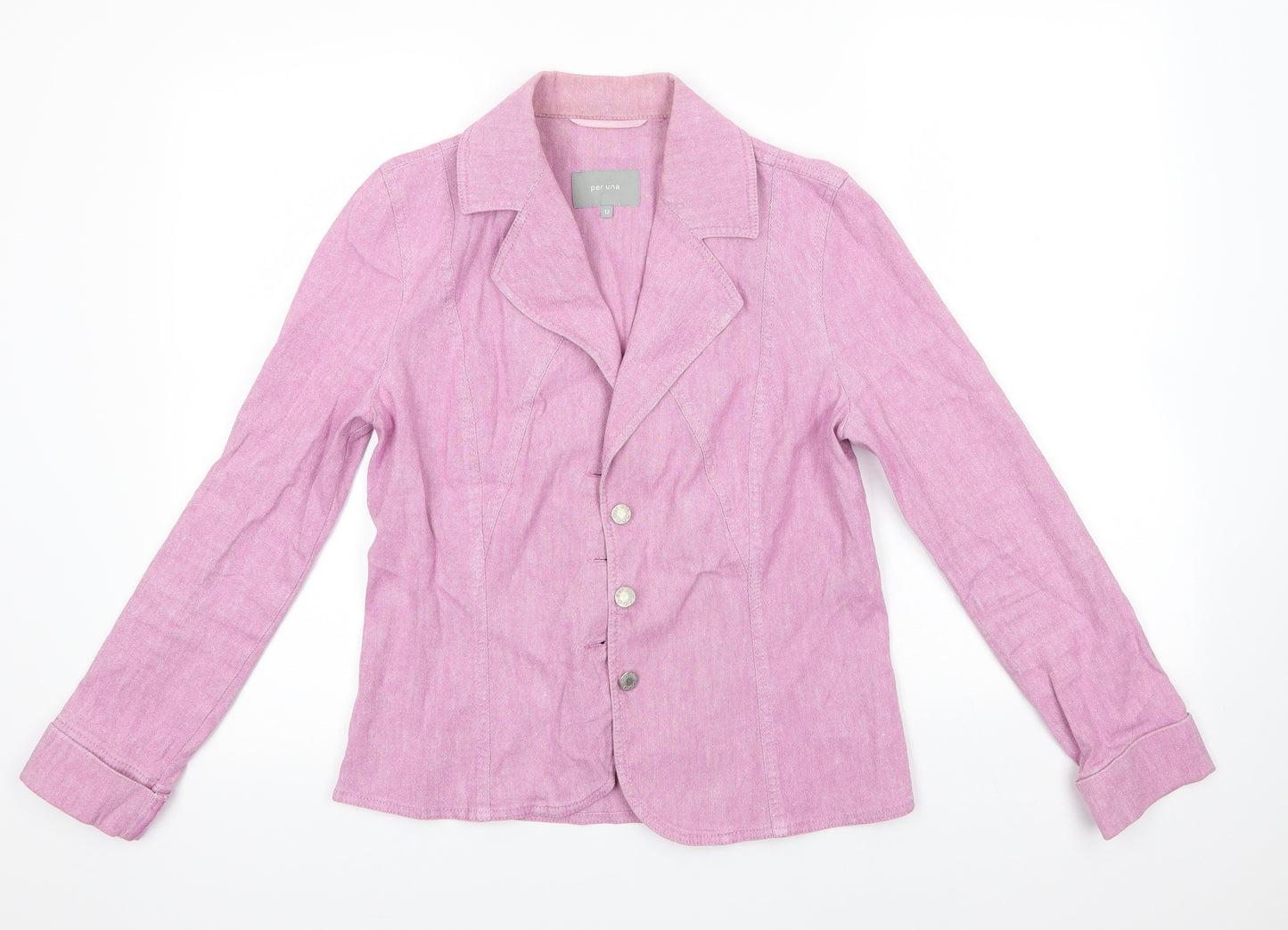 M&S Womens Pink   Jacket Blazer Size 12