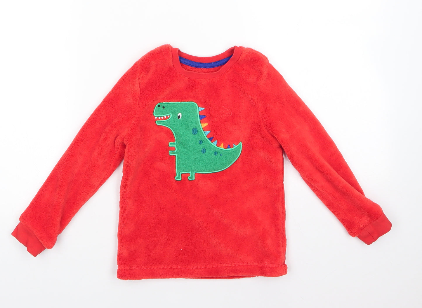 George Boys Orange Solid Polyester  Pyjama Top Size 5-6 Years