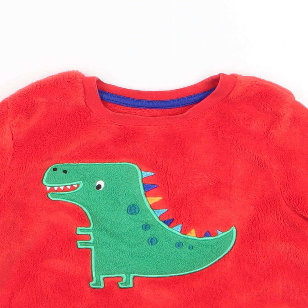 George Boys Orange Solid Polyester  Pyjama Top Size 5-6 Years