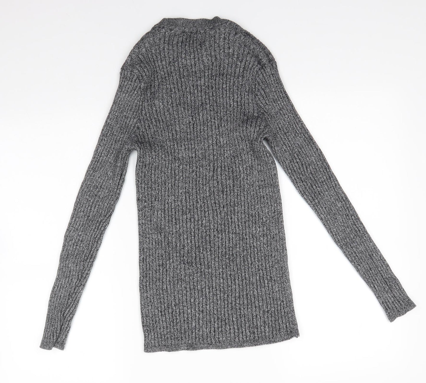 Primark Mens Grey Round Neck  Cotton Pullover Jumper Size M