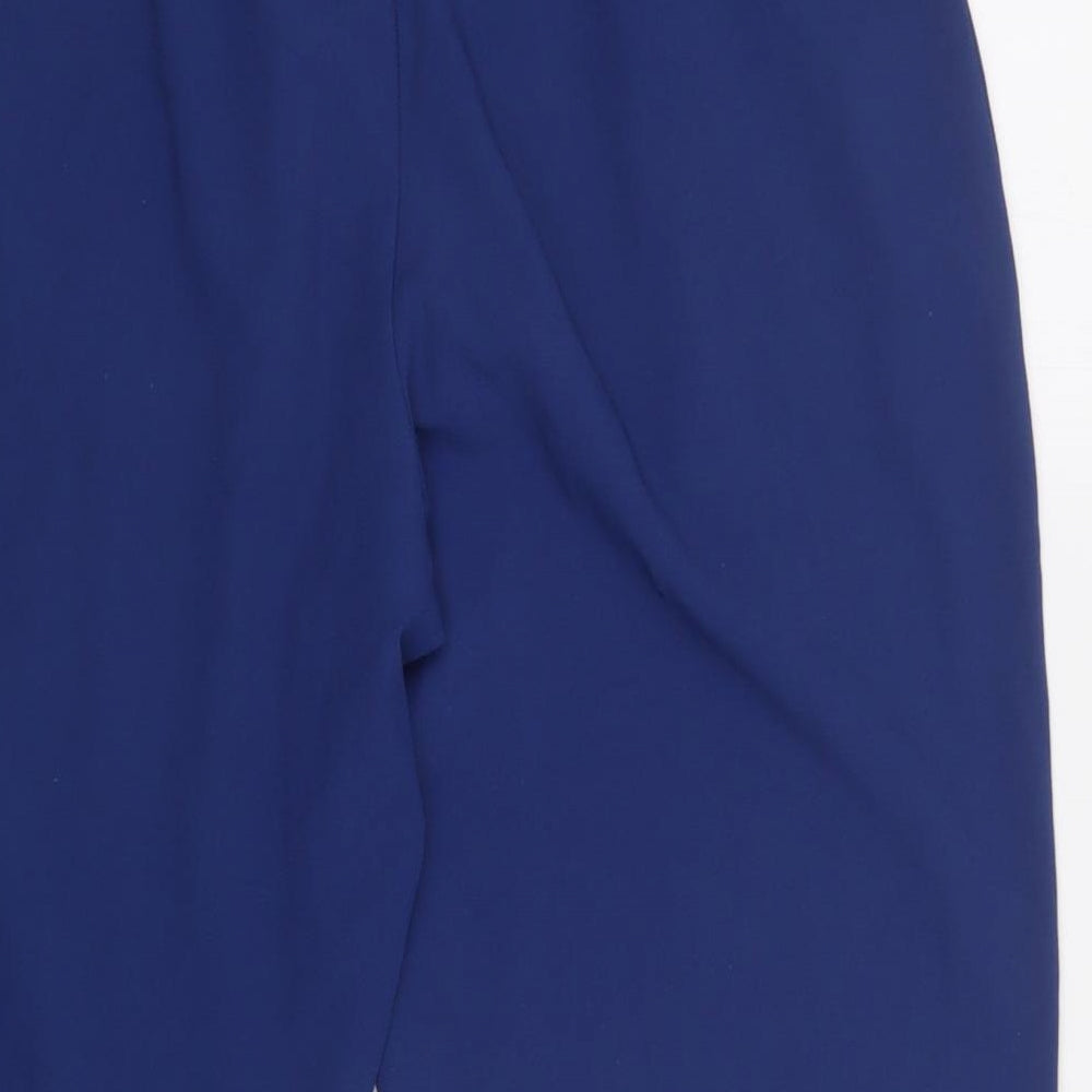 Attitudes by Renee Womens Blue  Polyester Harem Trousers Size XS L26 in Regular