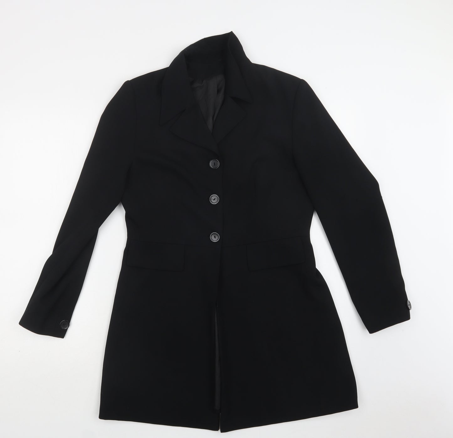 New Look Womens Black   Jacket Blazer Size 14  Button