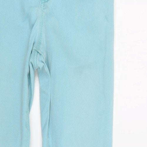 Gap Girls Blue  Cotton Skinny Jeans Size 8 Years  Regular Button