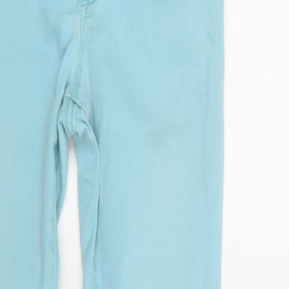 Gap Girls Blue  Cotton Skinny Jeans Size 8 Years  Regular Button
