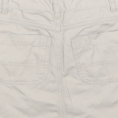 E.A Outerwear For Kids Girls Beige  Cotton Cargo Skirt Size 6-7 Years  Regular Buckle