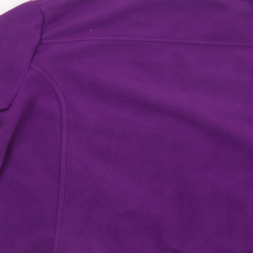 Alia Womens Purple   Windbreaker Jacket Size M  Zip