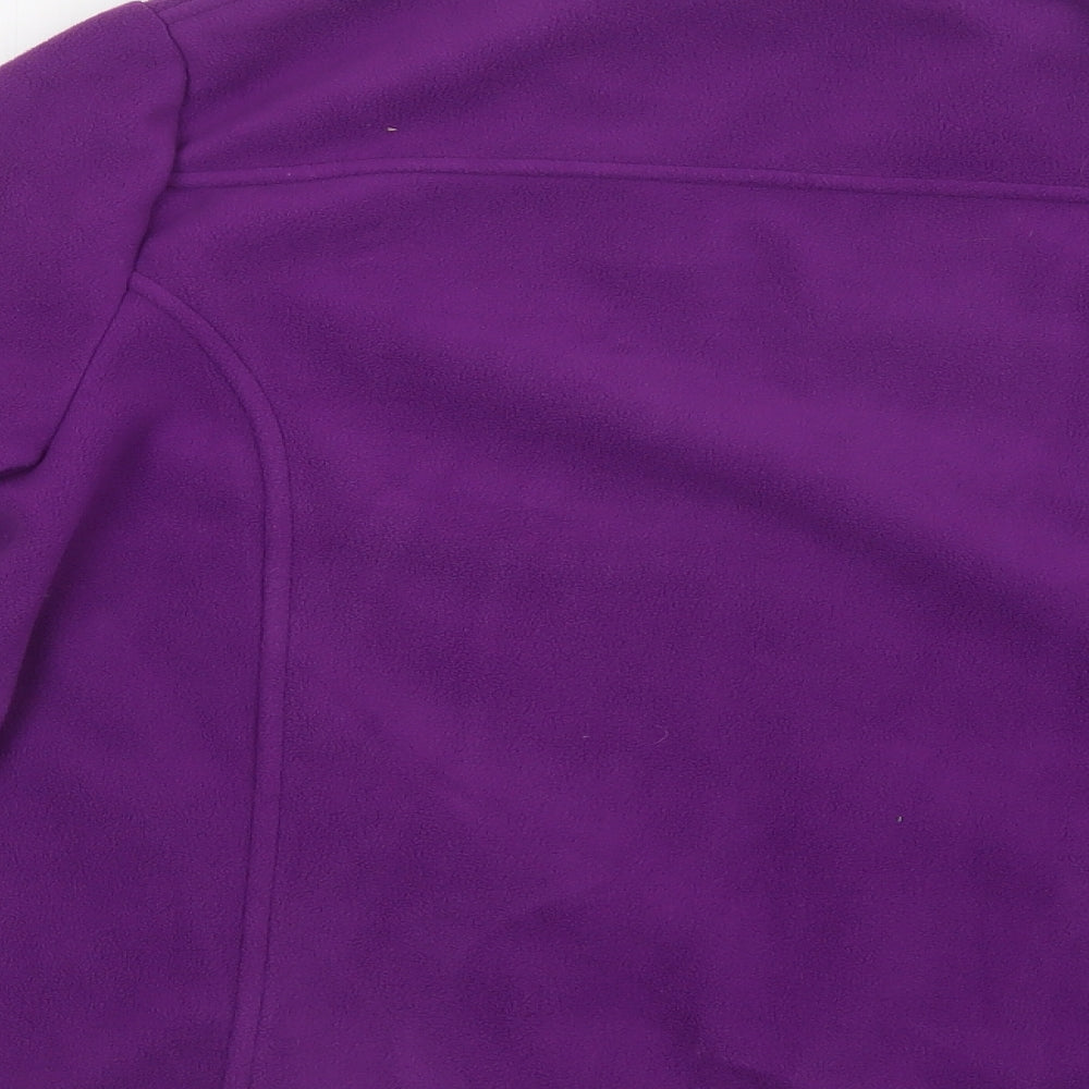 Alia Womens Purple   Windbreaker Jacket Size M  Zip