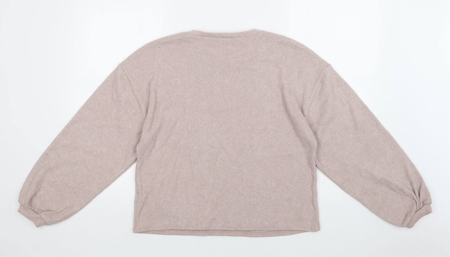 New Look Womens Pink  Viscose Top Lounge Set Size M