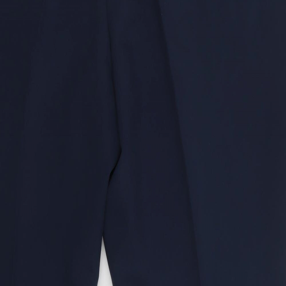 Damart Womens Blue  Polyester Dress Pants Trousers Size 26 L27 in Regular Button