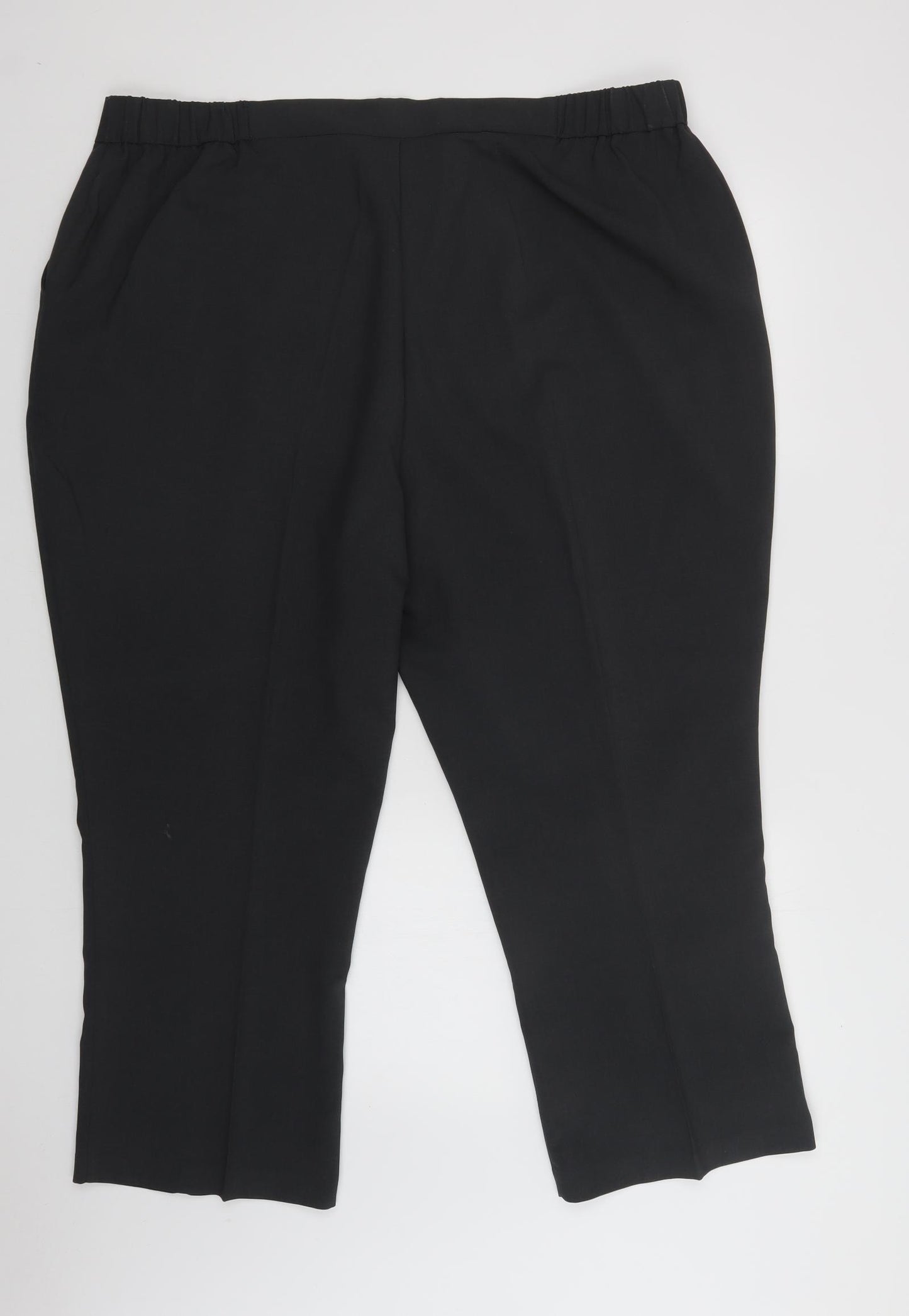 Damart Womens Grey  Polyester Dress Pants Trousers Size 26 L25 in Regular Button
