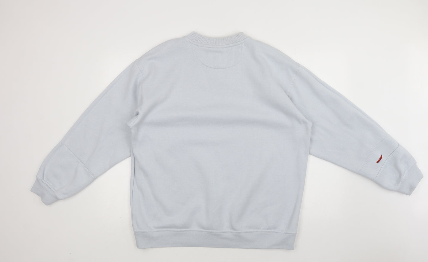 ellesse Mens Blue Striped Polyester Pullover Sweatshirt Size L