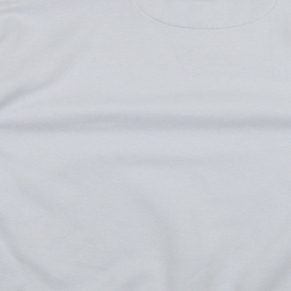 ellesse Mens Blue Striped Polyester Pullover Sweatshirt Size L