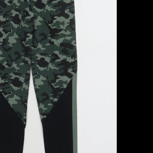 George Girls Green Camouflage Cotton Jegging Trousers Size 10-11 Years  Regular  - Leggings