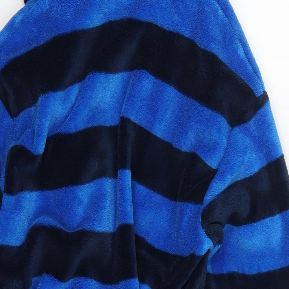 NEXT Boys Blue Striped Polyester  Robe Size 7-8 Years  Tie