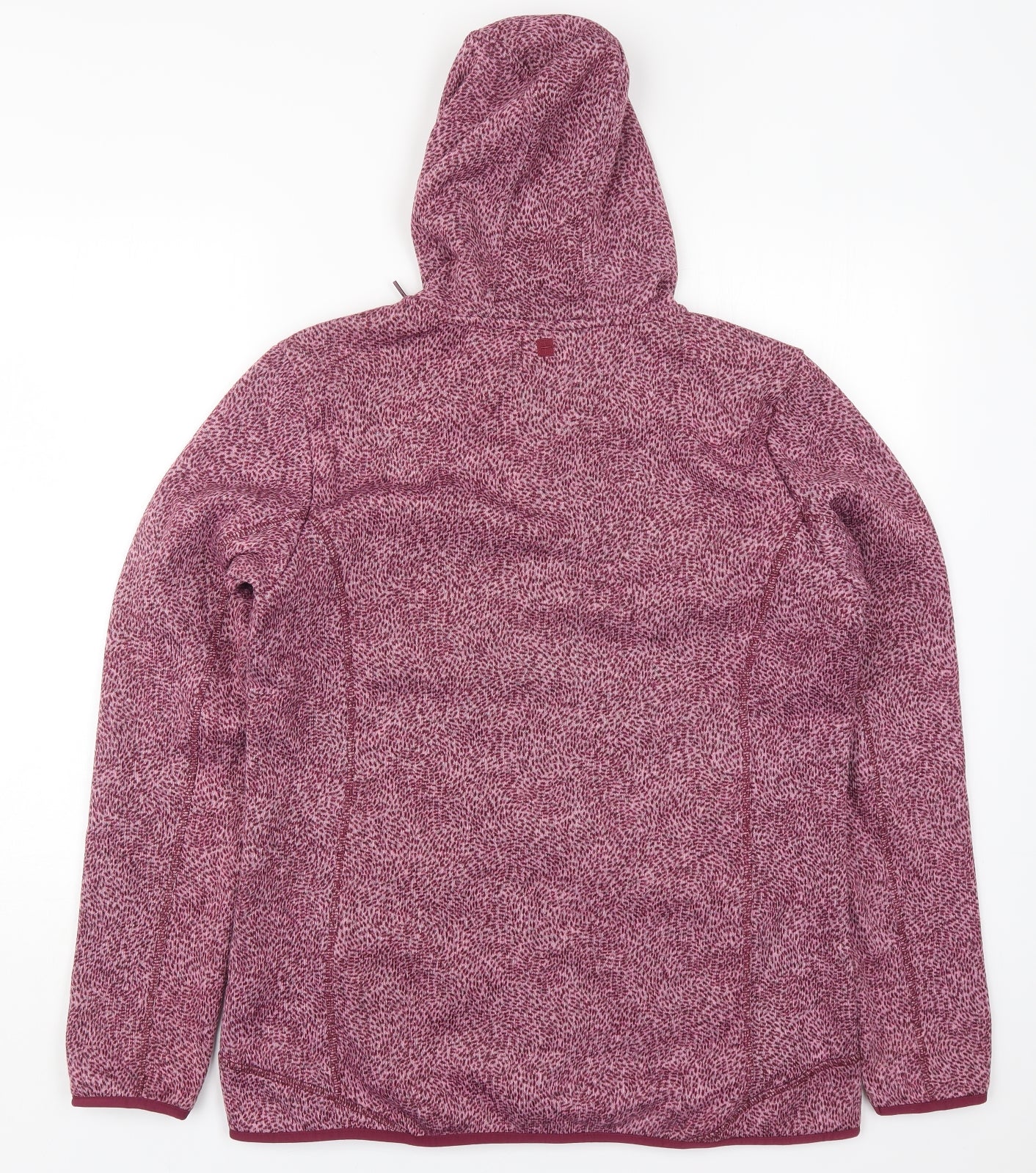 Mountain Warehouse Womens Pink Animal Print Polyester Full Zip Hoodie Size 18  Zip
