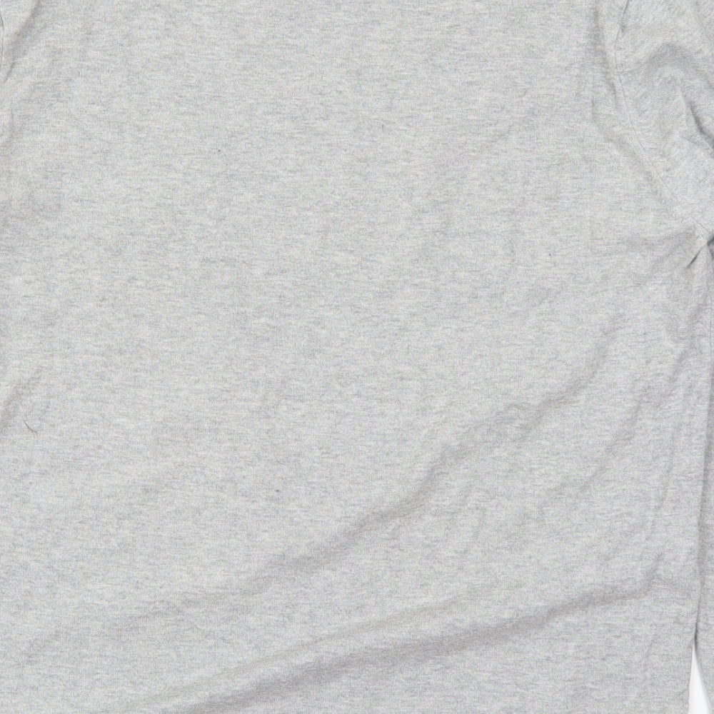 NEXT Mens Grey  Cotton  T-Shirt Size M Round Neck