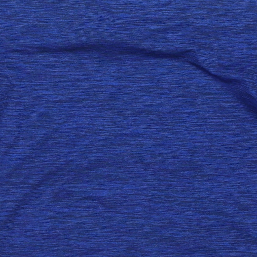 adidas Boys Blue  Polyester Basic T-Shirt Size 2-3 Years Crew Neck Pullover - Manchester United Chevrolet
