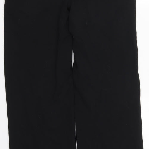 NEXT Womens Black  Polyester Trousers  Size 12 L31 in Regular Hook & Eye
