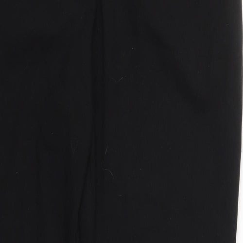 NEXT Womens Black  Polyester Trousers  Size 12 L29 in Regular