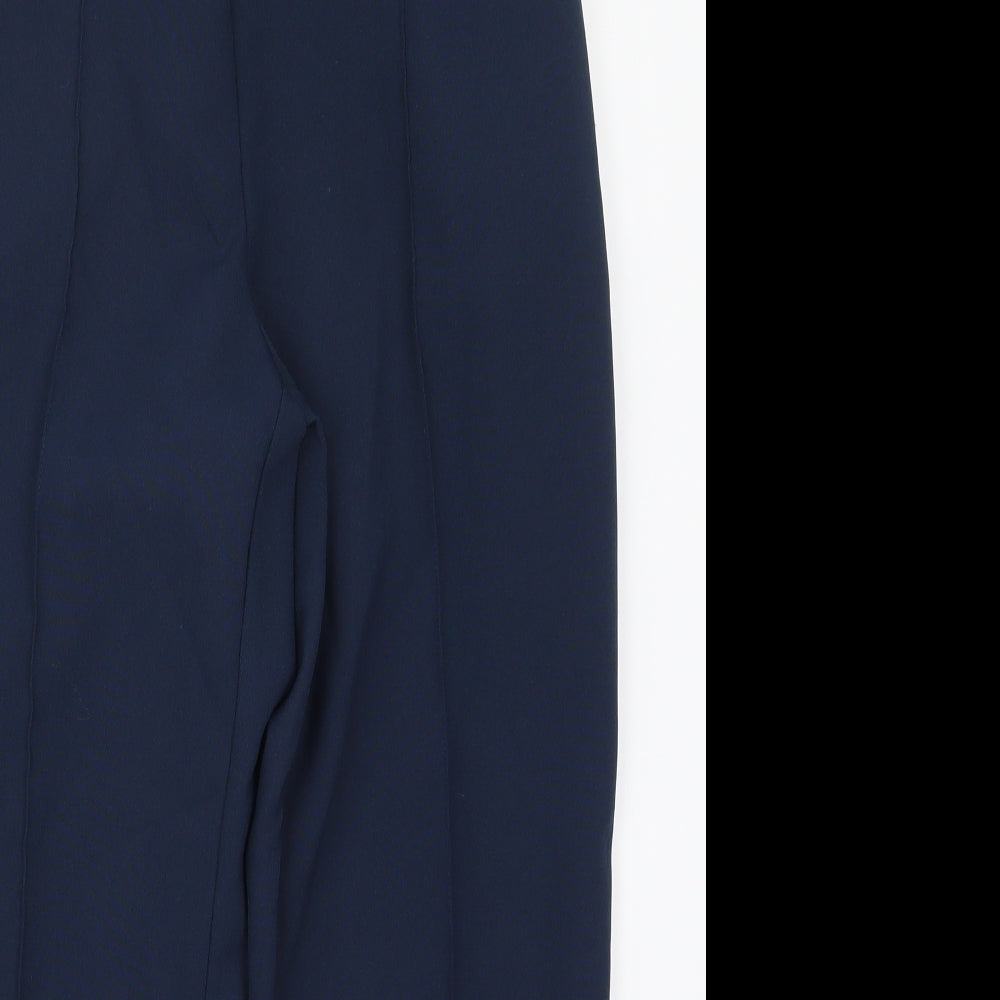 Damart Womens Blue  Polyester Trousers  Size 16 L24 in Regular