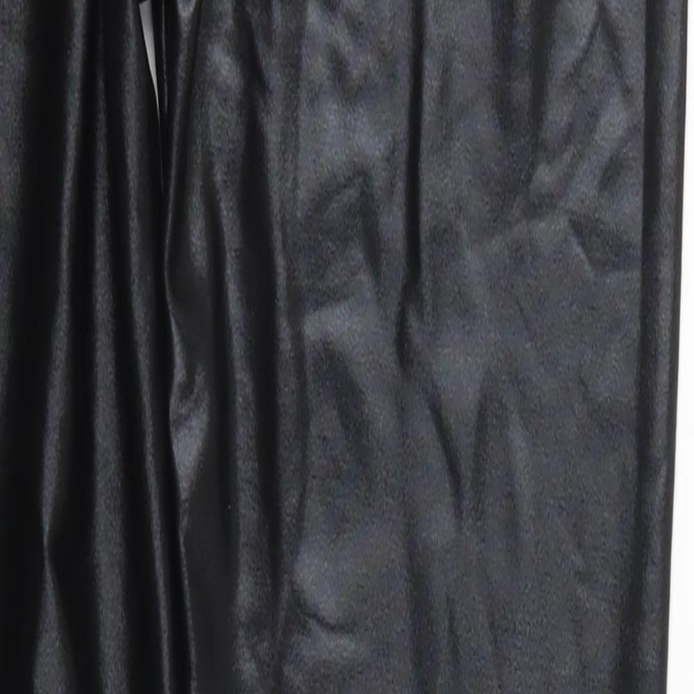 Ann Summers Womens Black  Polyester Carrot Leggings Size 8 L27 in