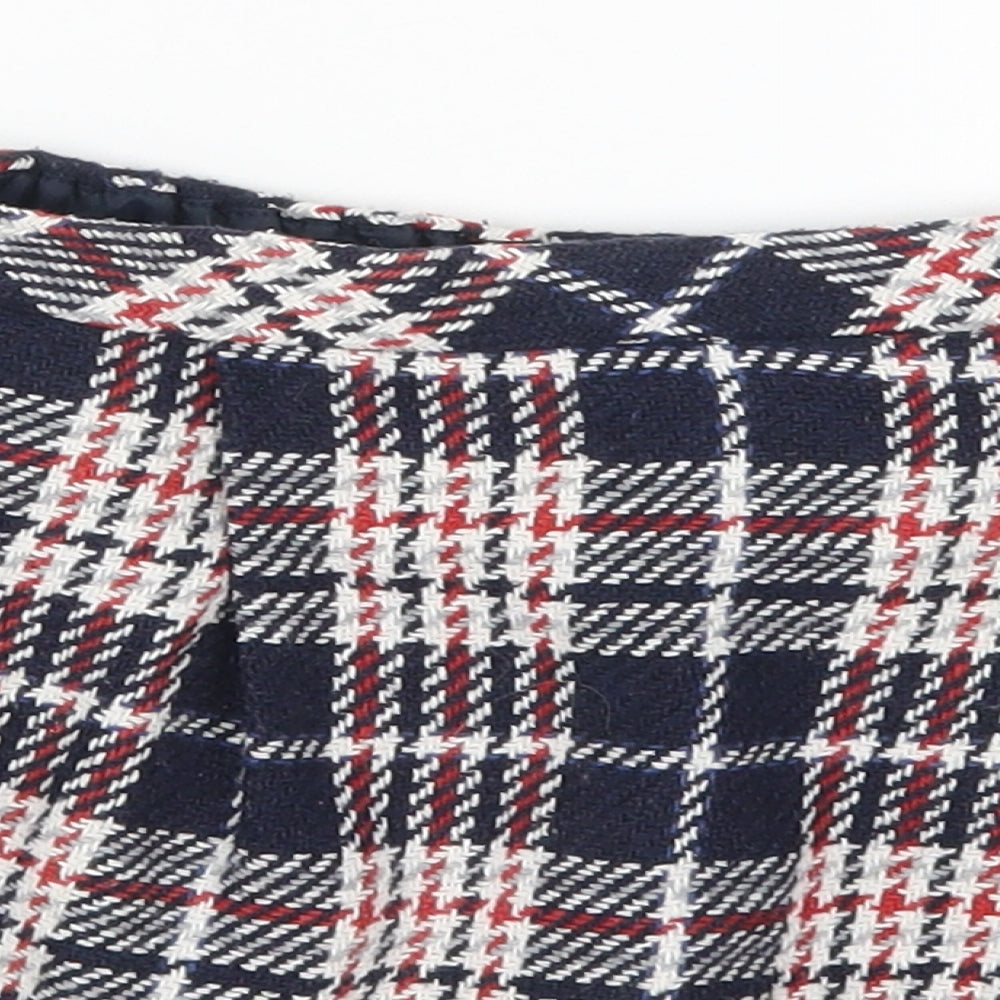 Nutmeg Girls Blue Check Polyester Skater Skirt Size 4 Years  Regular