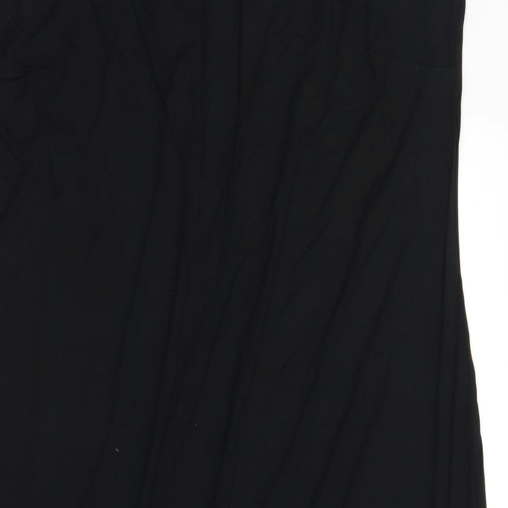 Capsule Womens Black  Viscose Tank Dress  Size 24  Round Neck